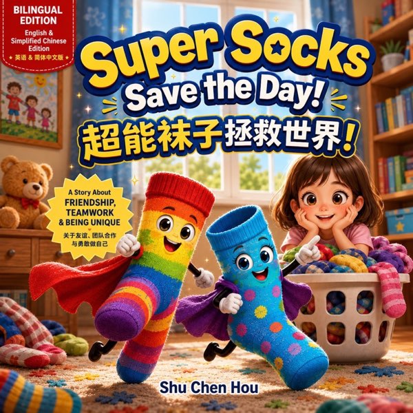 Super Socks Save the Day 超能袜子拯救世界 cover